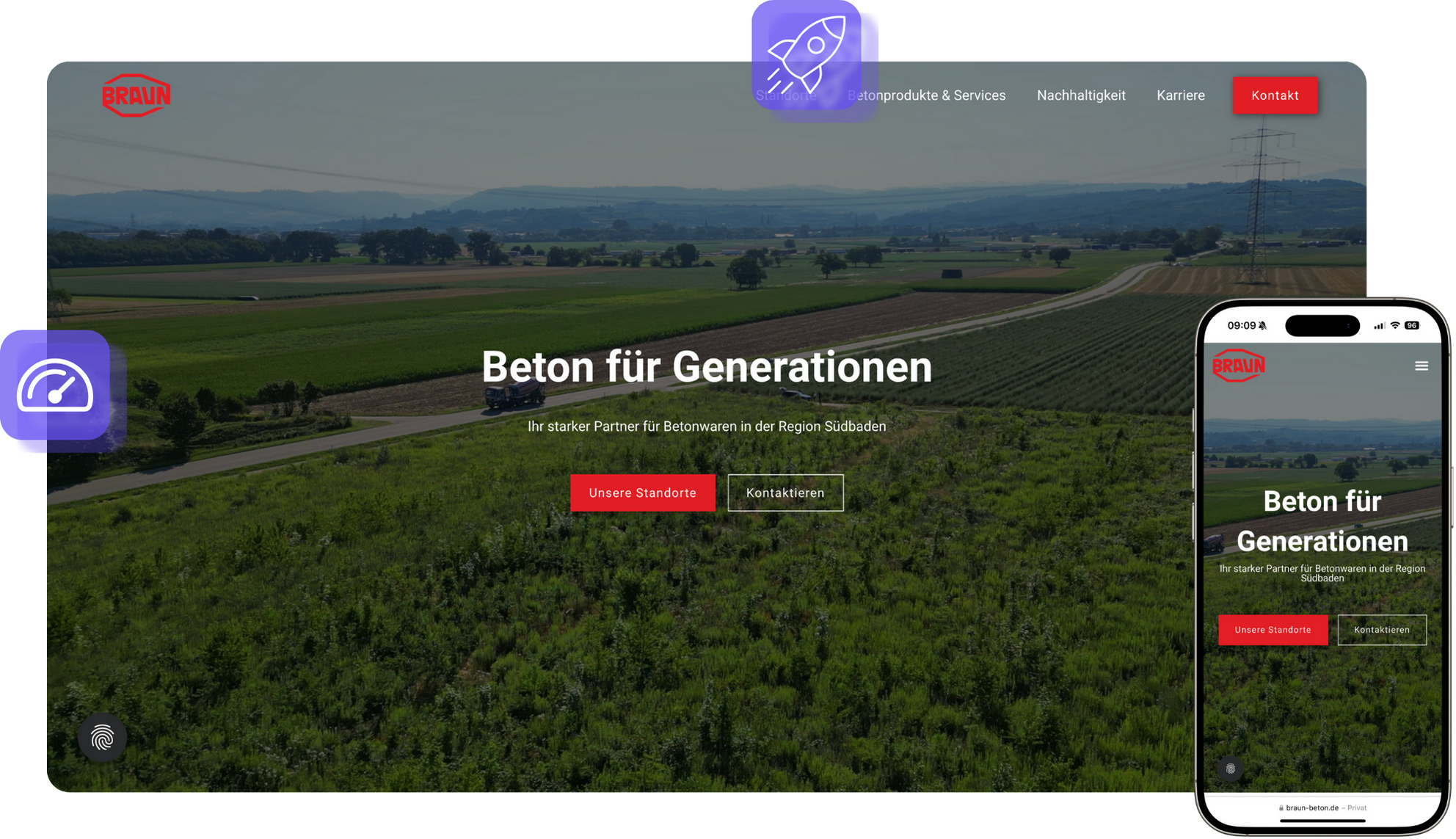 Webseiten- und App-Entwicklung